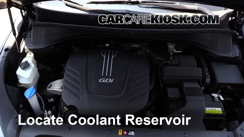 2016 Kia Sorento LX 3.3L V6 Refrigerante (anticongelante) Cambiar refrigerante